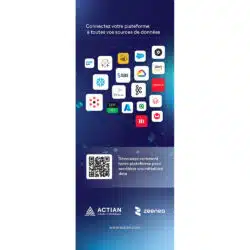 Roll-Up-Banner <BR> Connect to your Ecosystem QR – FR